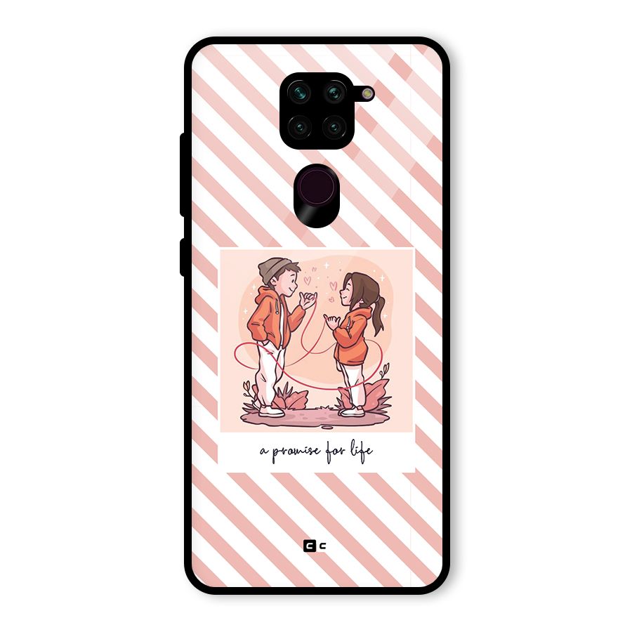 Promise For Life Glass Back Case for Redmi Note 9