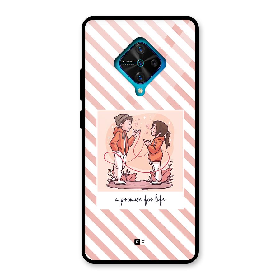 Promise For Life Glass Back Case for Vivo S1 Pro