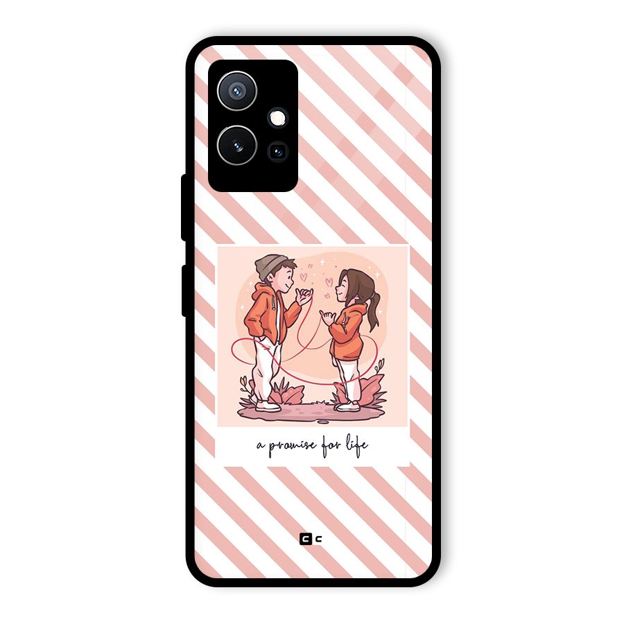 Promise For Life Glass Back Case for Vivo T1 5G