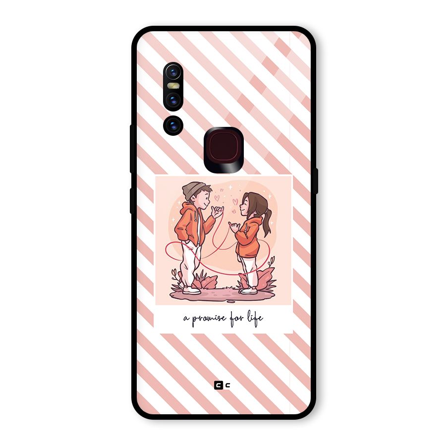 Promise For Life Glass Back Case for Vivo V15
