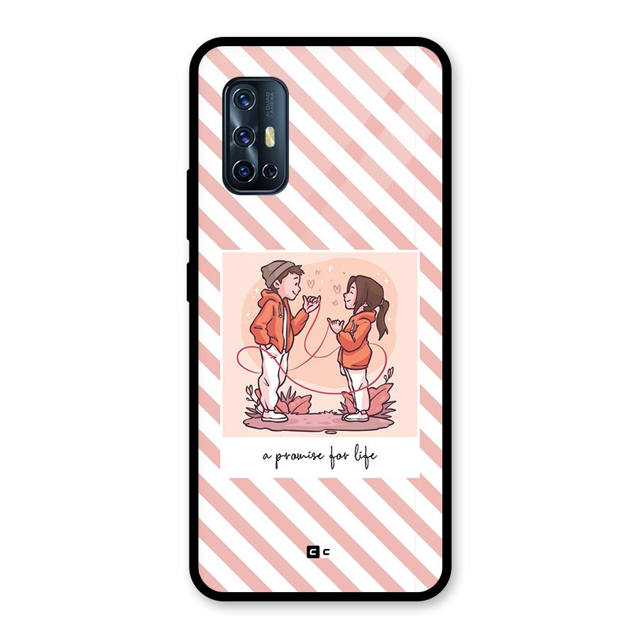 Promise For Life Glass Back Case for Vivo V17
