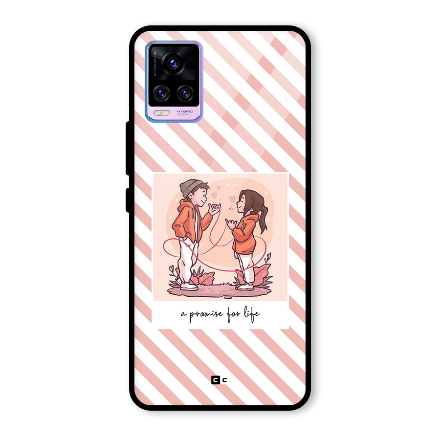 Promise For Life Glass Back Case for Vivo V20 Pro