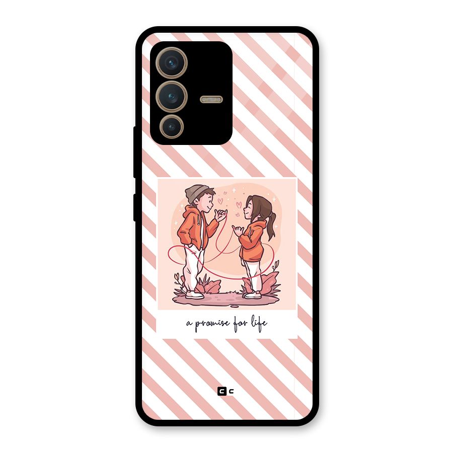 Promise For Life Glass Back Case for Vivo V23 5G