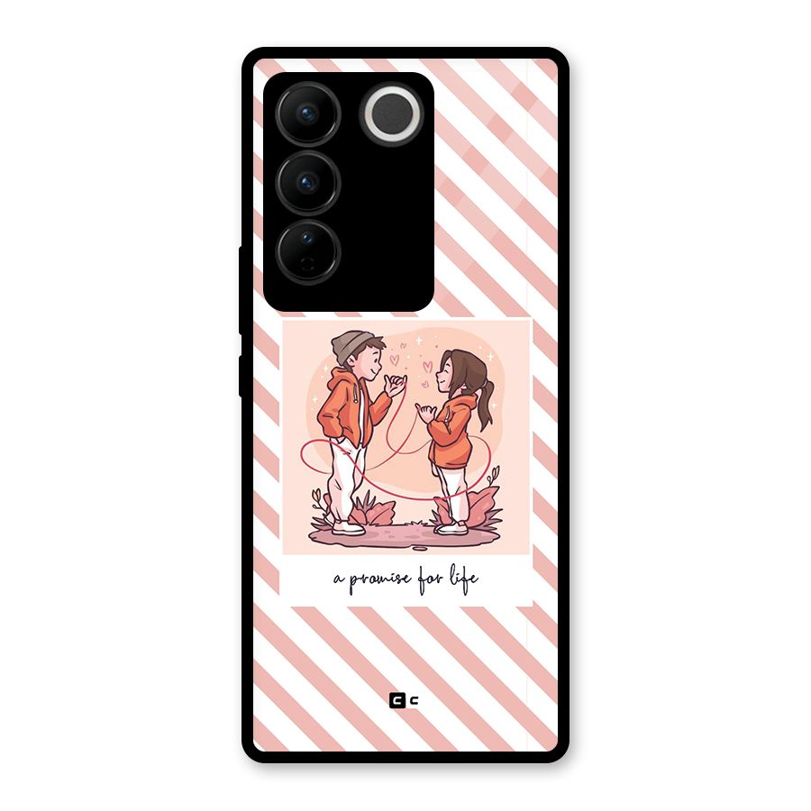 Promise For Life Glass Back Case for Vivo V27