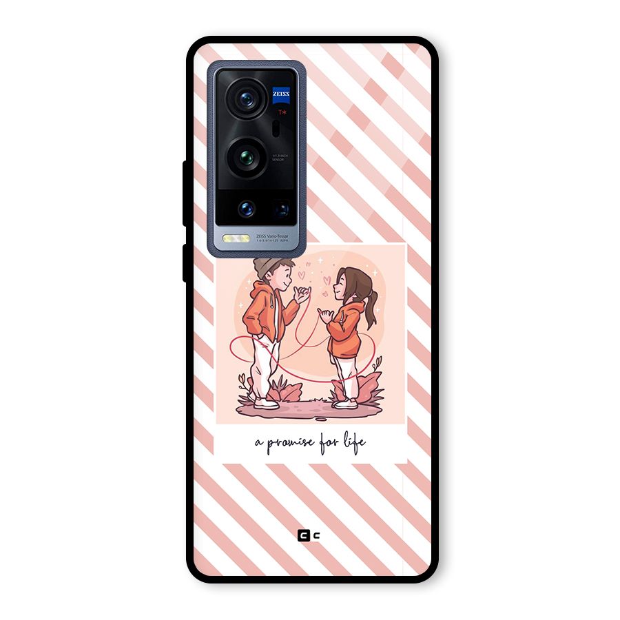 Promise For Life Glass Back Case for Vivo X60 Pro Plus