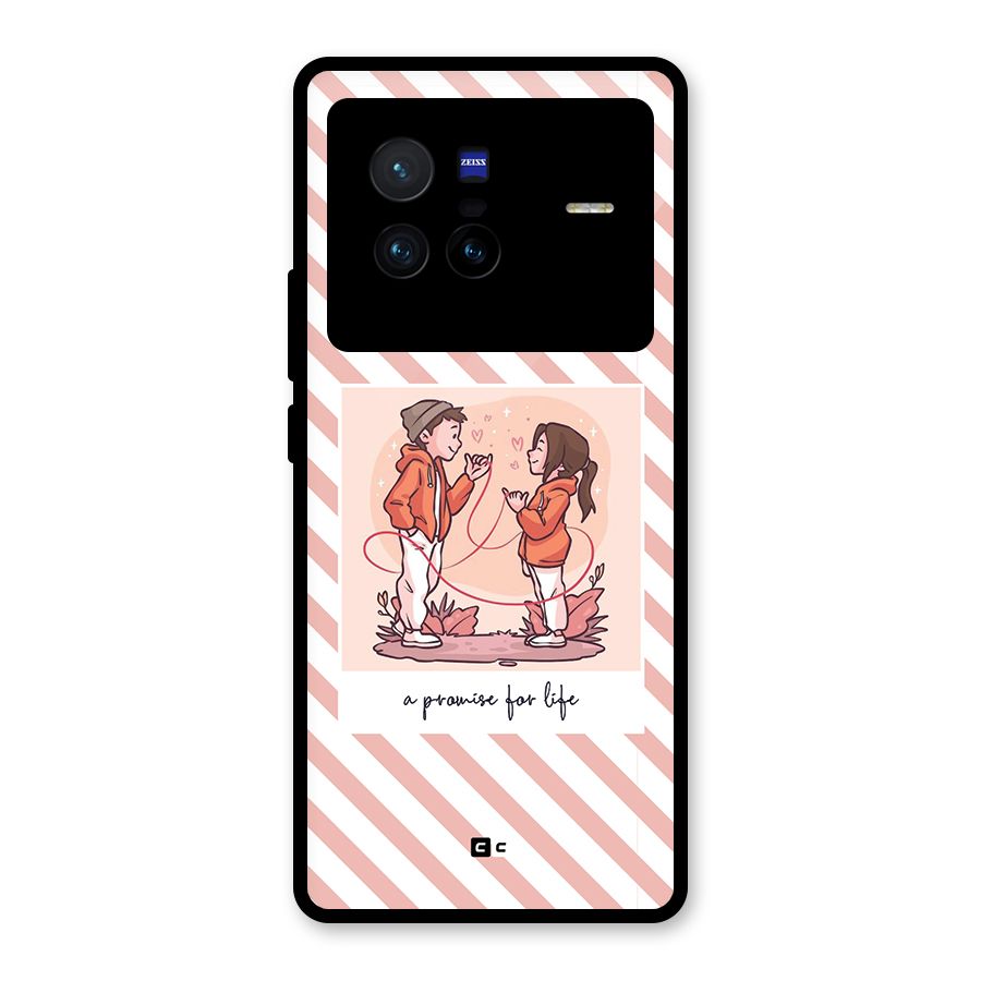 Promise For Life Glass Back Case for Vivo X80
