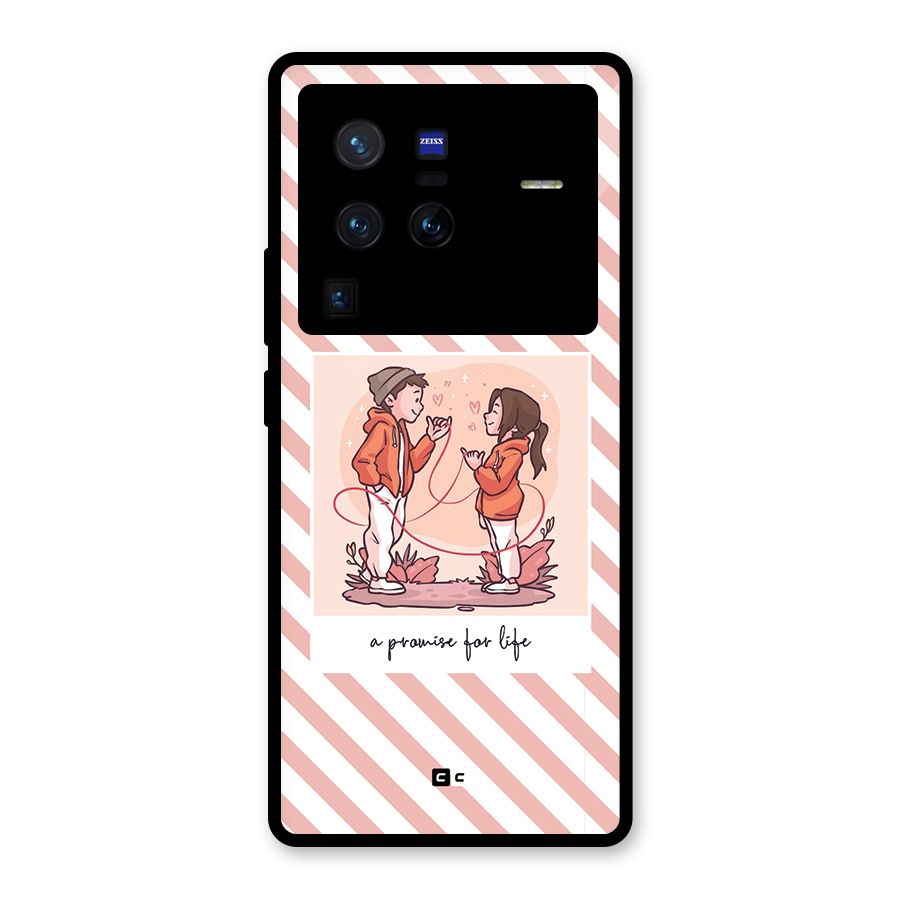 Promise For Life Glass Back Case for Vivo X80 Pro