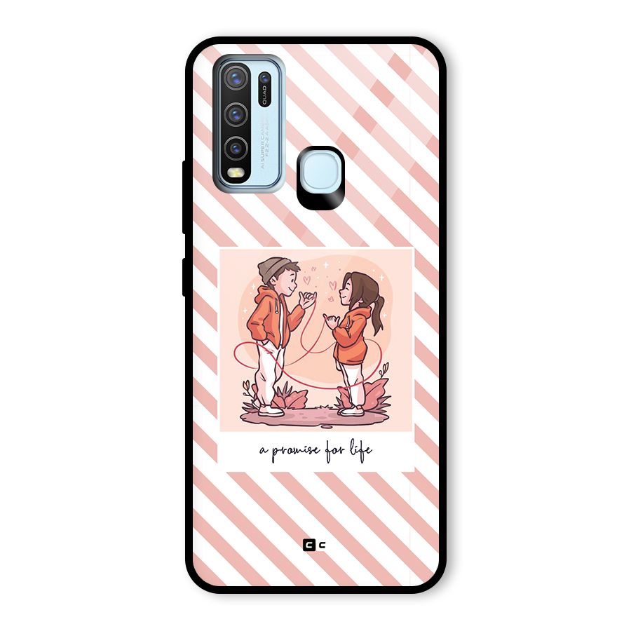 Promise For Life Glass Back Case for Vivo Y30