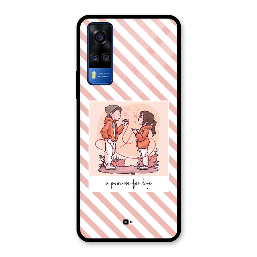 Promise For Life Glass Back Case for Vivo Y31