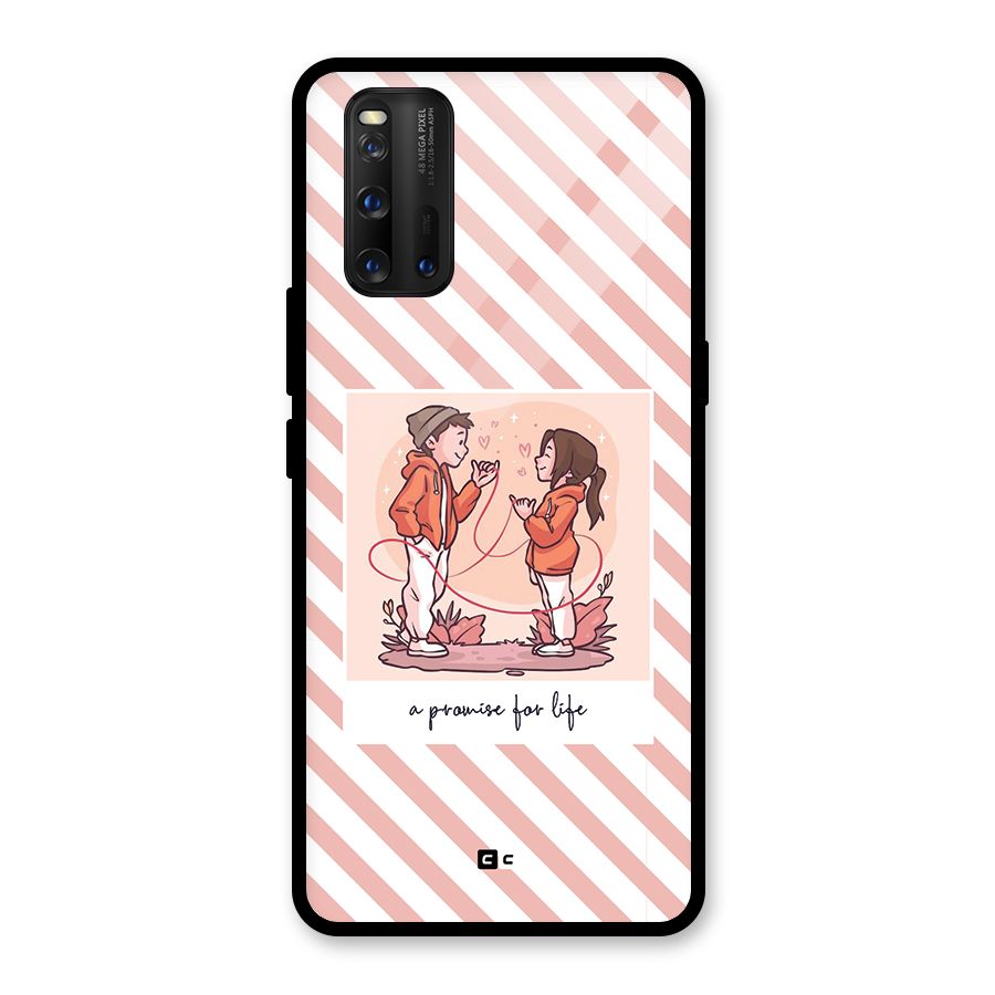 Promise For Life Glass Back Case for Vivo iQOO 3