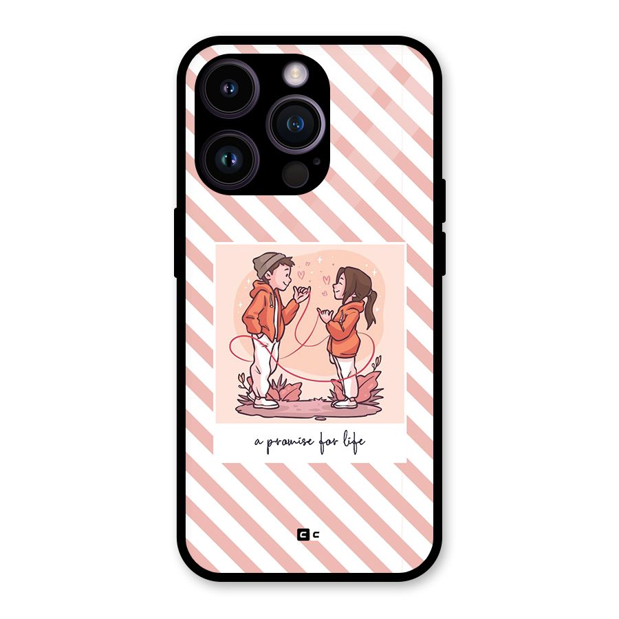 Promise For Life Glass Back Case for iPhone 14 Pro