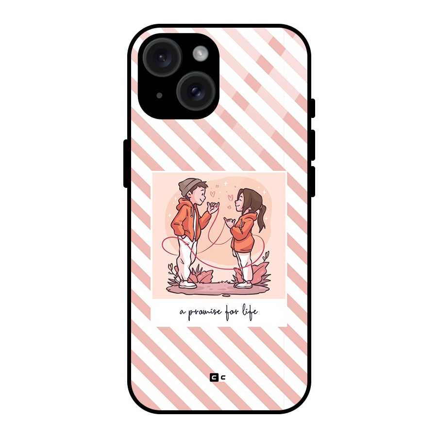 Promise For Life Glass Back Case for iPhone 15