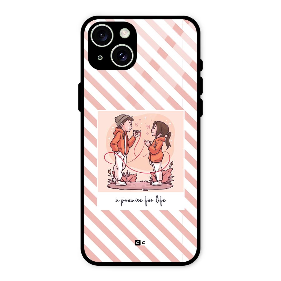 Promise For Life Glass Back Case for iPhone 15 Plus
