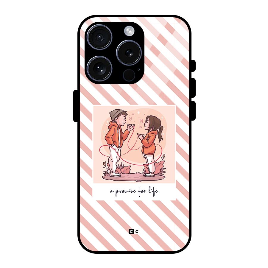 Promise For Life Glass Back Case for iPhone 15 Pro