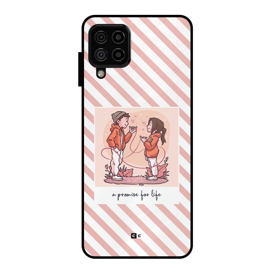 Promise For Life Metal Back Case for Galaxy A22 4G