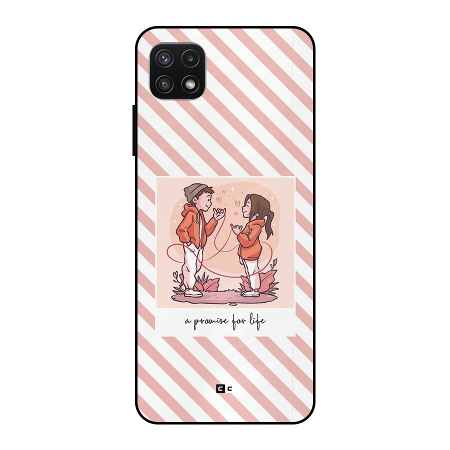 Promise For Life Metal Back Case for Galaxy A22 5G