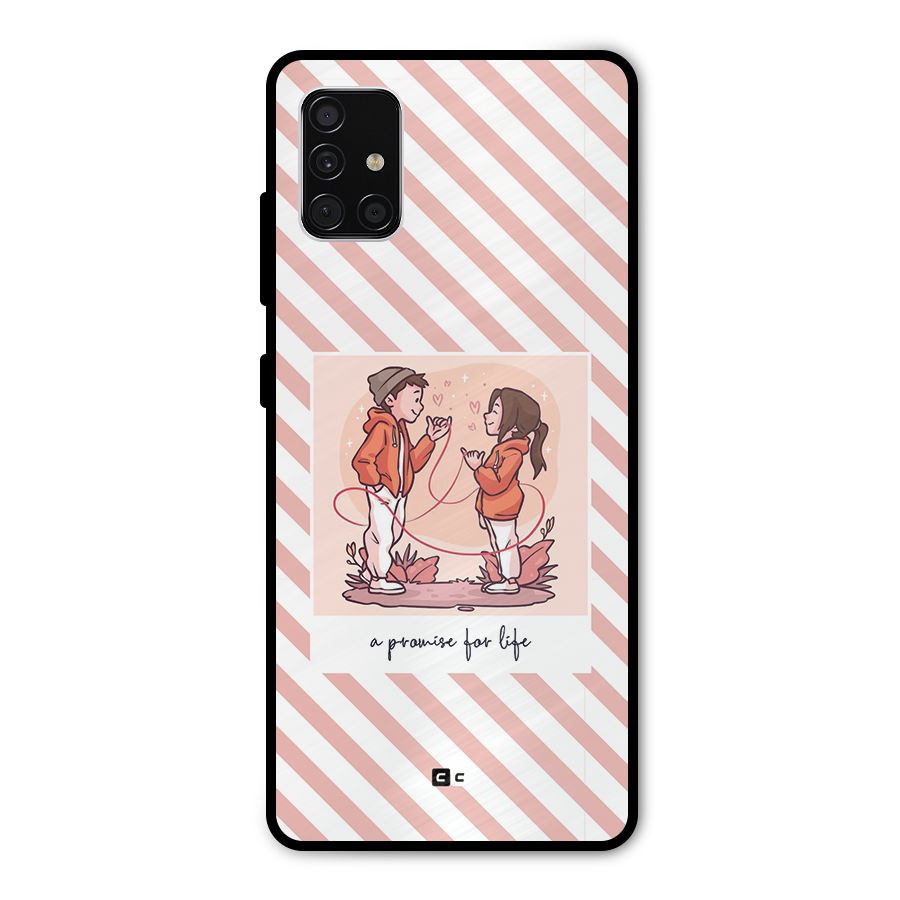 Promise For Life Metal Back Case for Galaxy A51