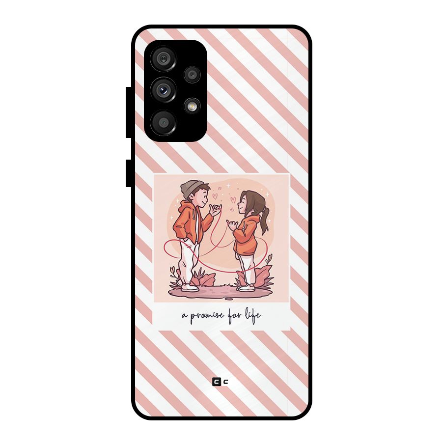 Promise For Life Metal Back Case for Galaxy A73 5G