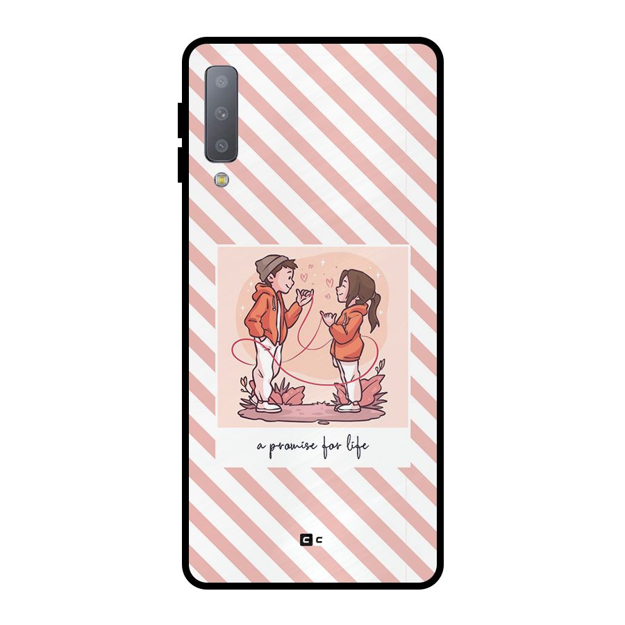 Promise For Life Metal Back Case for Galaxy A7 (2018)