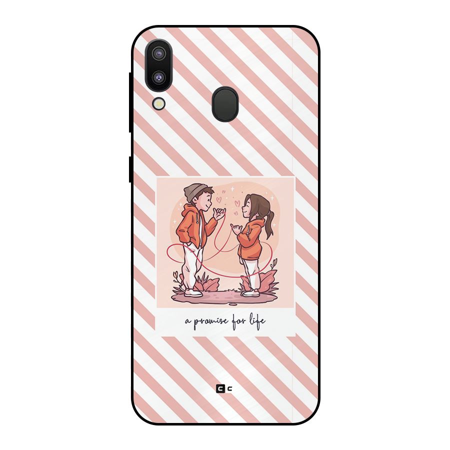 Promise For Life Metal Back Case for Galaxy M20
