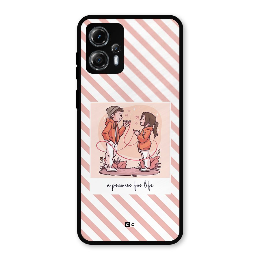 Promise For Life Metal Back Case for Moto G13