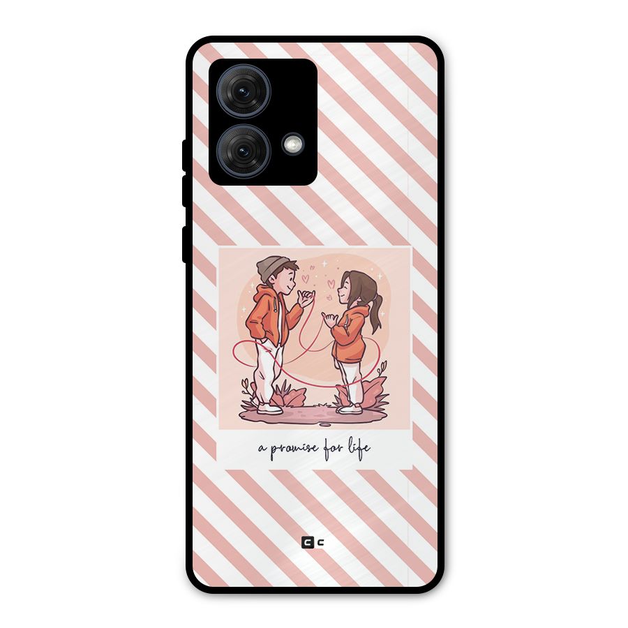 Promise For Life Metal Back Case for Moto G84