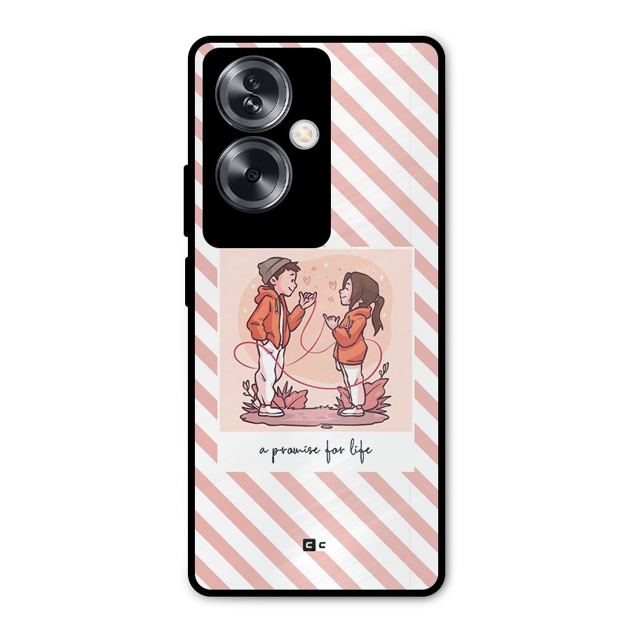 Promise For Life Metal Back Case for Oppo A79 5G