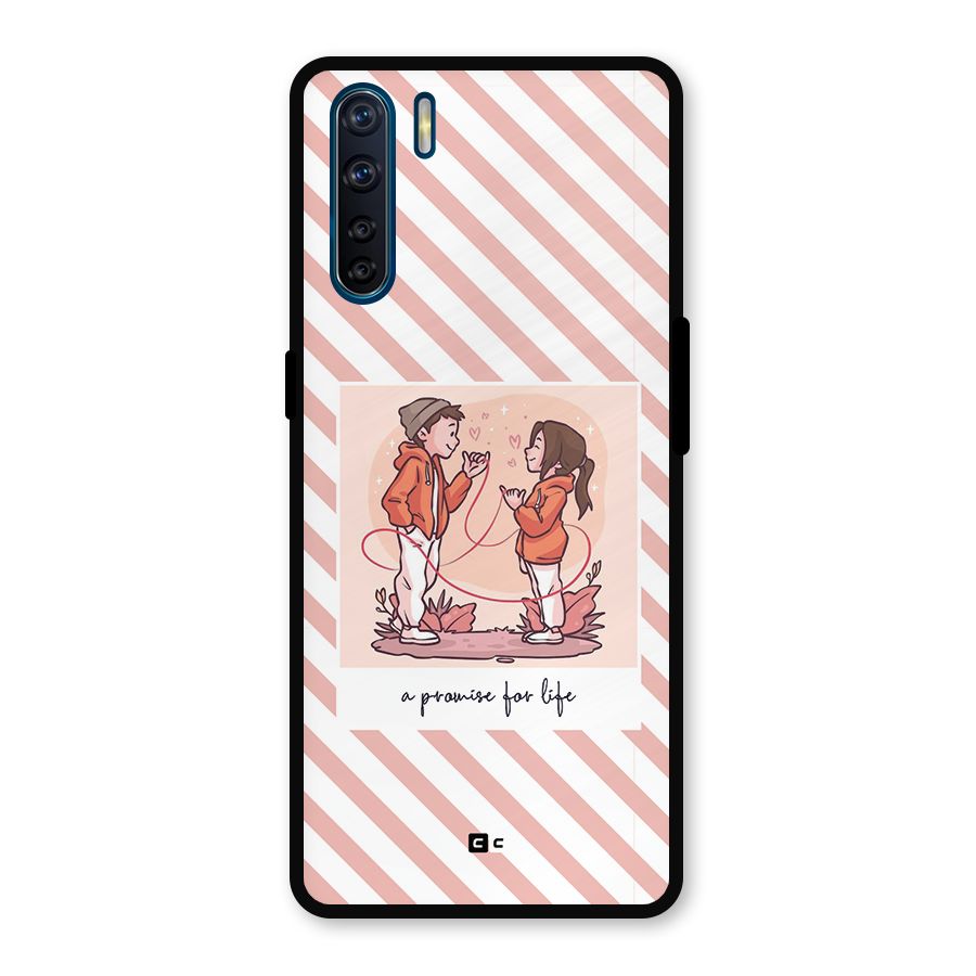 Promise For Life Metal Back Case for Oppo F15