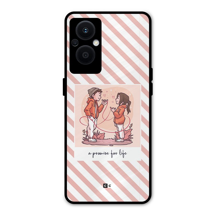 Promise For Life Metal Back Case for Oppo F21 Pro 5G