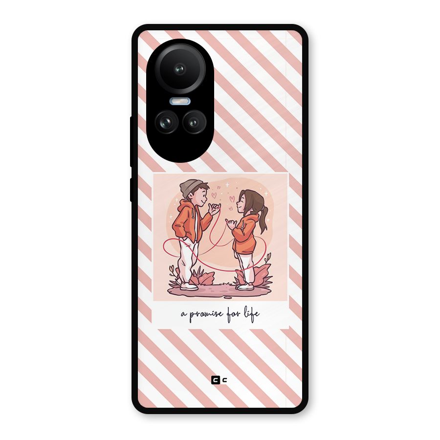 Promise For Life Metal Back Case for Oppo Reno10