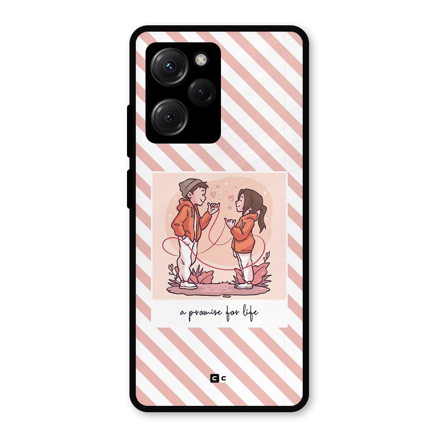 Promise For Life Metal Back Case for Poco X5 Pro