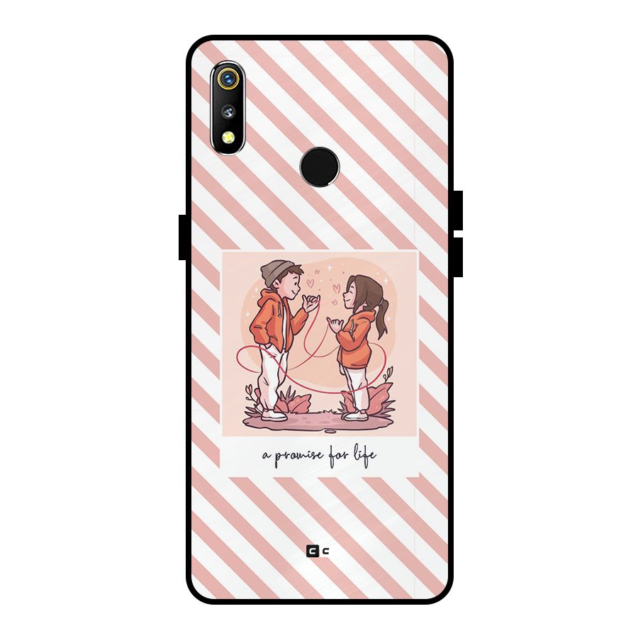 Promise For Life Metal Back Case for Realme 3i