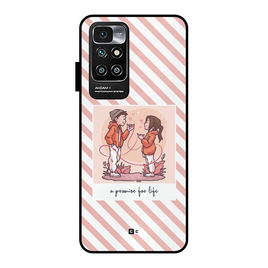 Promise For Life Metal Back Case for Redmi 10 Prime