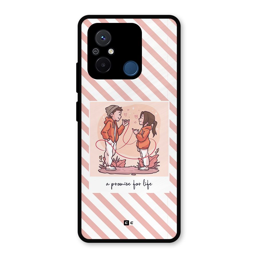 Promise For Life Metal Back Case for Redmi 12C