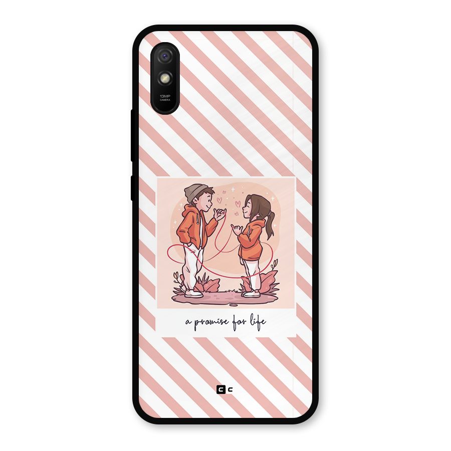 Promise For Life Metal Back Case for Redmi 9a