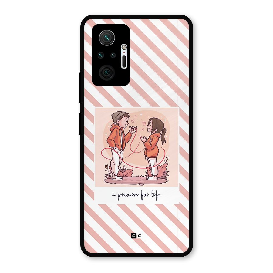 Promise For Life Metal Back Case for Redmi Note 10 Pro