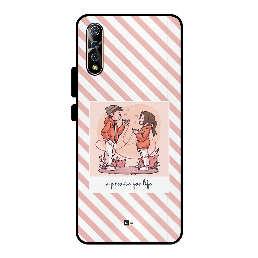 Promise For Life Metal Back Case for Vivo S1