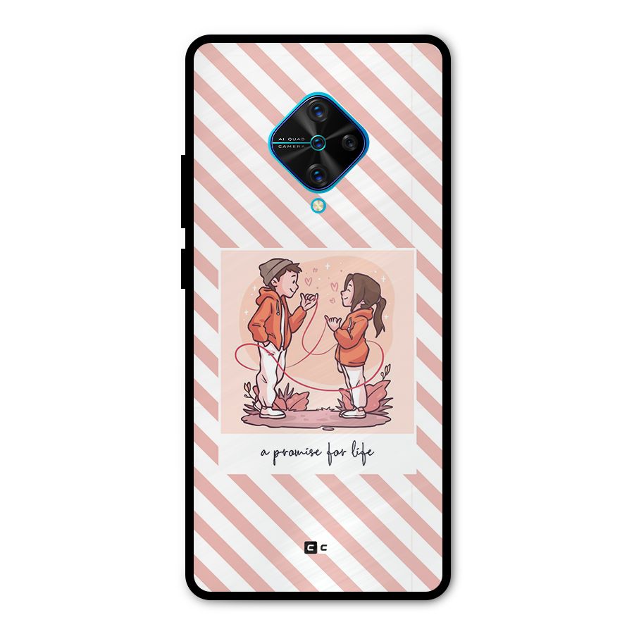 Promise For Life Metal Back Case for Vivo S1 Pro