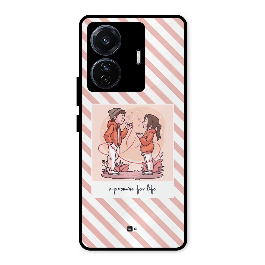 Promise For Life Metal Back Case for Vivo T1 Pro