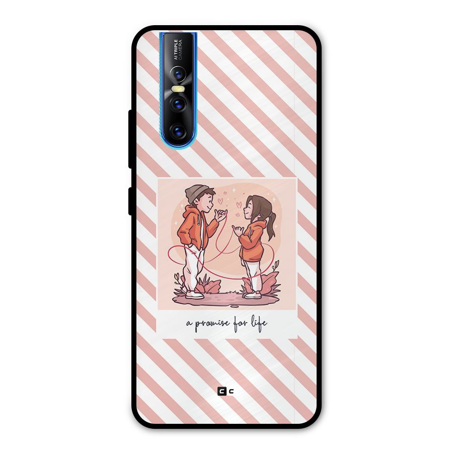 Promise For Life Metal Back Case for Vivo V15 Pro