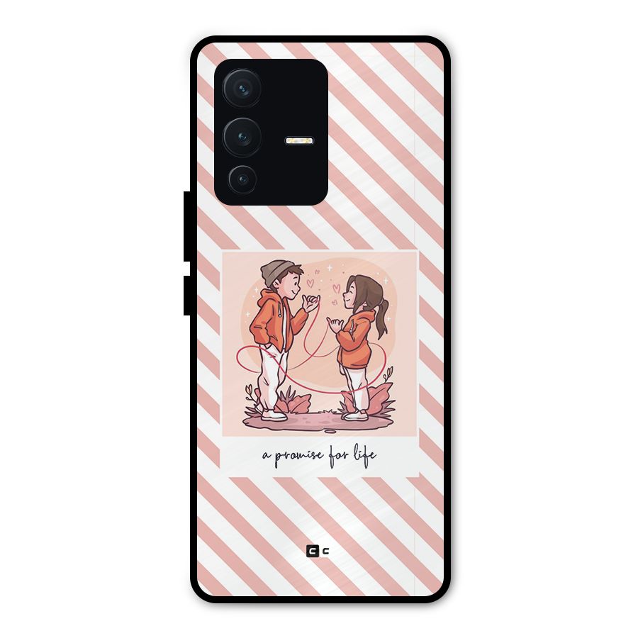 Promise For Life Metal Back Case for Vivo V23 Pro