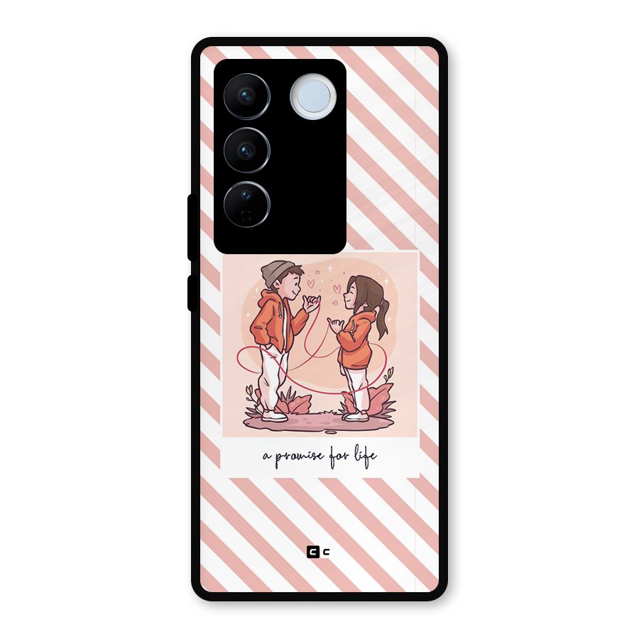 Promise For Life Metal Back Case for Vivo V27