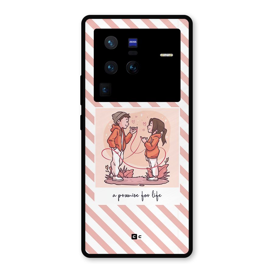 Promise For Life Metal Back Case for Vivo X80 Pro