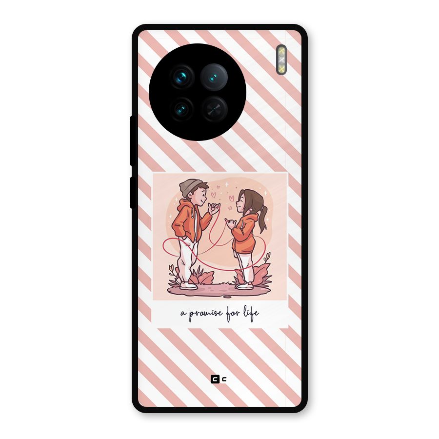 Promise For Life Metal Back Case for Vivo X90