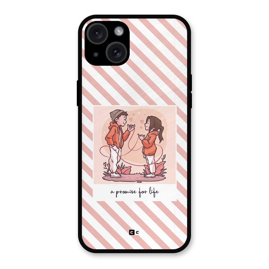 Promise For Life Metal Back Case for iPhone 15 Plus