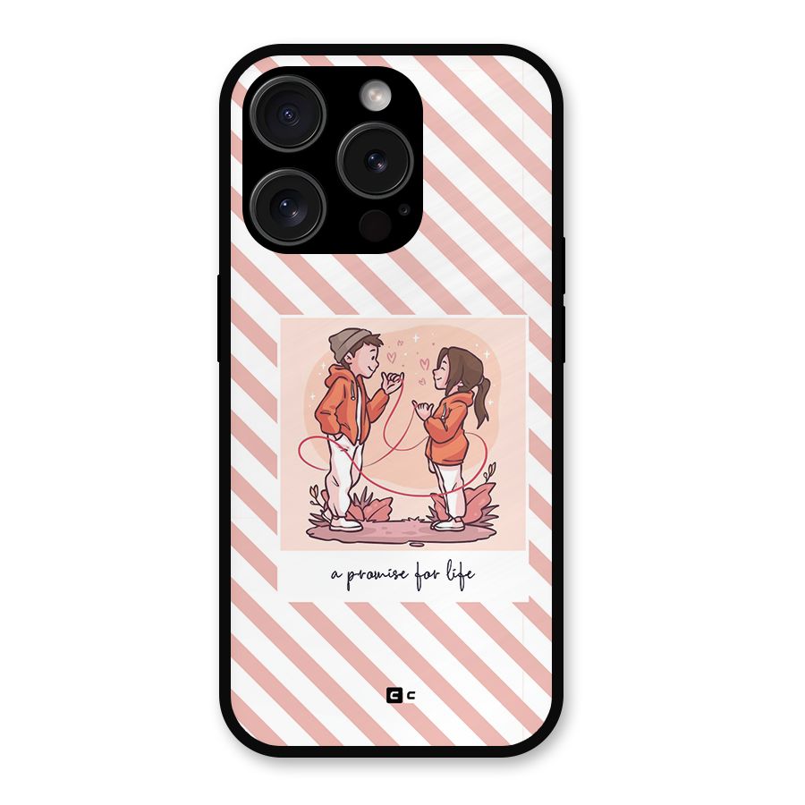 Promise For Life Metal Back Case for iPhone 15 Pro