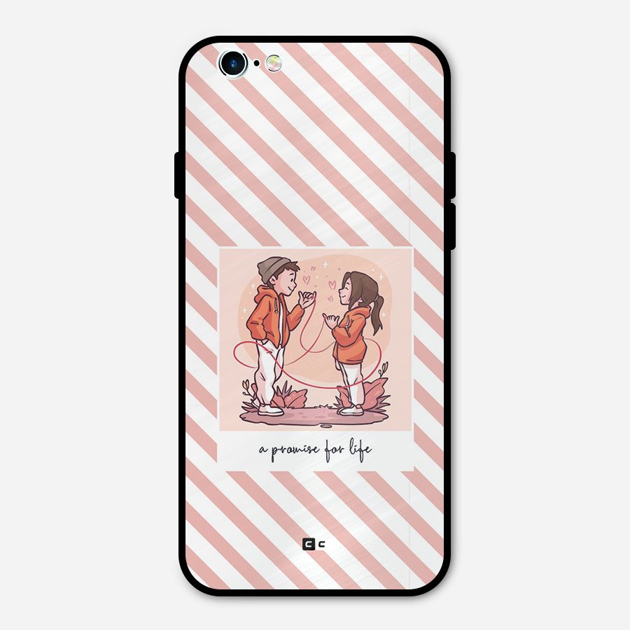 Promise For Life Metal Back Case for iPhone 6 6s