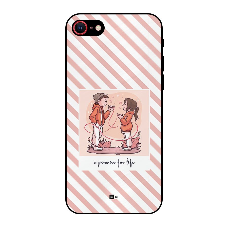 Promise For Life Metal Back Case for iPhone 8