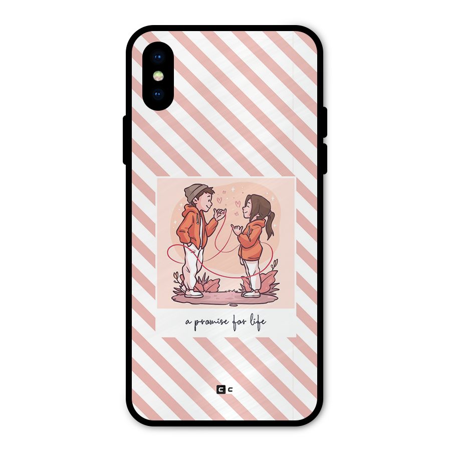Promise For Life Metal Back Case for iPhone X