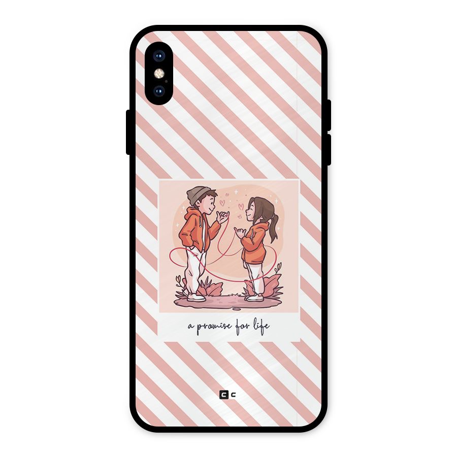 Promise For Life Metal Back Case for iPhone XS Max
